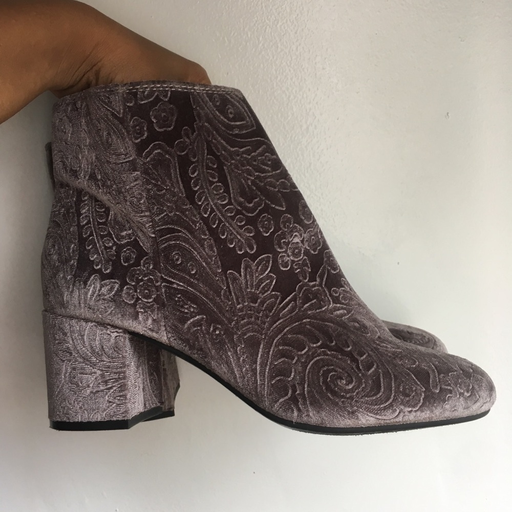 Grey booties